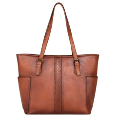 MWG04-G9068 Montana West Hand Paint Genuine Leather Collection Concealed Carry Tote