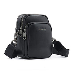 MWL-008 Montana West Genuine Leather Shoulder/Crossbody Bag-Black
