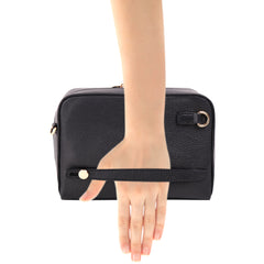 MWL-010 Montana West 100% Genuine Leather Clutch/Crossbody Black