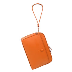 MWL-010 Montana West 100% Genuine Leather Clutch/Crossbody - Brown