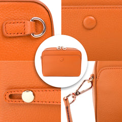 MWL-010 Montana West 100% Genuine Leather Clutch/Crossbody - Brown