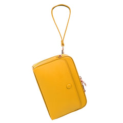 MWL-010 Montana West 100% Genuine Leather Clutch/Crossbody - Mustard