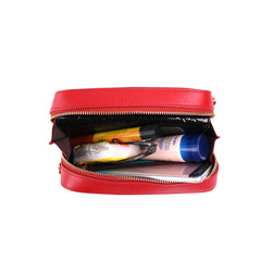 MWL-010 Montana West 100% Genuine Leather Clutch/Crossbody - Red