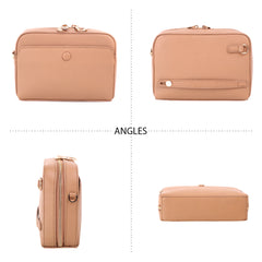 MWL-010 Montana West 100% Genuine Leather Clutch/Crossbody - Tan