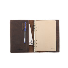 MWL-041 Montana West Western Vintage Genuine Leather Journal Notebook Handheld Size 6.5" x 9.25" (150 Sheets/300 Pages)