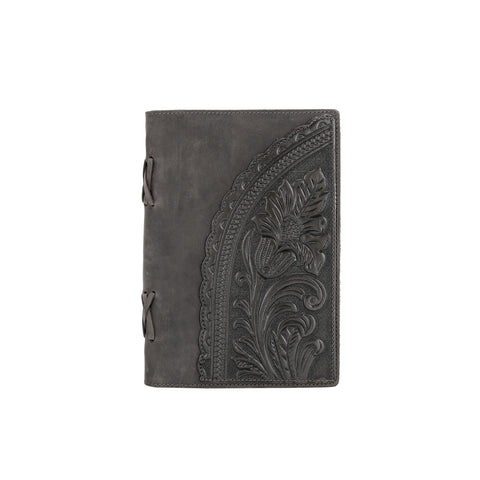 Genuine Leather Bible Cover, Black, X-Large 