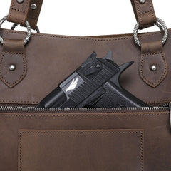 MWL-G012 Montana West Genuine Leather Concealed Carry Tote