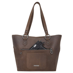 MWL-G012 Montana West Genuine Leather Concealed Carry Tote