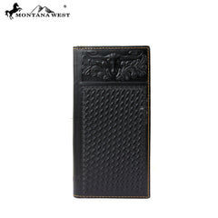 MWL-W002 Genuine Tooled Leather Collection Men's Wallet