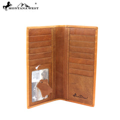 MWL-W002 Genuine Tooled Leather Collection Men's Wallet