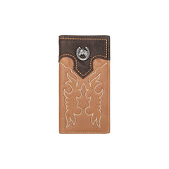 MWL-W045 Genuine Leather Embroidered Collection Men's Wallet