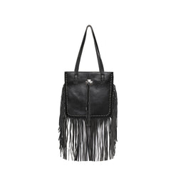 MWR-032  Montana West Fringe Genuine Leather Fringe Tote