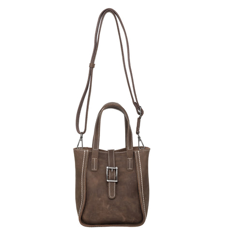 MWR-041 Montana West Genuine Leather Mini Crossbody with detachable pouch