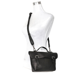 MWR-042 Montana West Genuine Leather Buckle Mini Tote/Crossbody