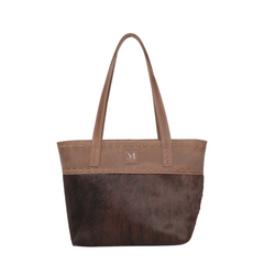 MWRG-030 Montana West Real Leather Studs Collection Concealed Carry Tote - Montana West World