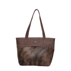 MWRG-030 Montana West Real Leather Studs Collection Concealed Carry Tote - Montana West World