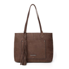 MWRG-039  Montana West Genuine Leather Concealed Carry Wide Tote