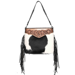 MWRG-043 Montana West Genuine Leather Hand Tooled Hair-on Collection Concealed Carry Hobo