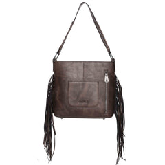 MWRG-043 Montana West Genuine Leather Hand Tooled Hair-on Collection Concealed Carry Hobo