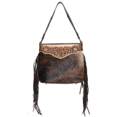 MWRG-043 Montana West Genuine Leather Hand Tooled Hair-on Collection Concealed Carry Hobo