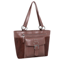 MWRG-8317  Montana West Real Leather Hair-On Cowhide Collection Tote