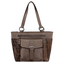 MWRG-8317  Montana West Real Leather Hair-On Cowhide Collection Tote