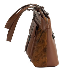 MWRG-8317  Montana West Real Leather Hair-On Cowhide Collection Tote