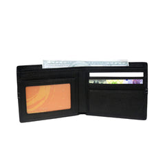 MWS-029 Genuine Leather Cross Concho Men's Wallet