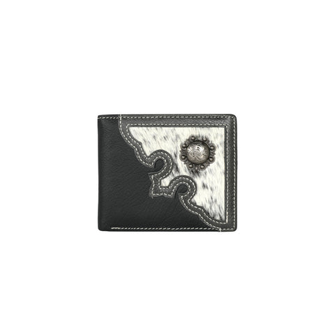 MWS-W025 Genuine Hair-On Leather Collection Men's Wallet