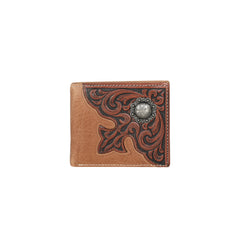 MWS-W028 Genuine Tooled Leather Collection Men's Wallet