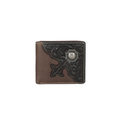 MWS-W028 Genuine Tooled Leather Collection Men's Wallet