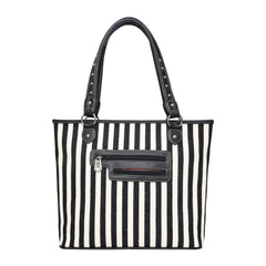 MWS02-8112  Montana West Bible Emergency Number Canvas Tote with Wristlet