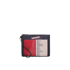 MWS02-8112  Montana West Bible Emergency Number Canvas Tote with Wristlet