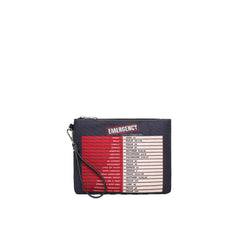 MWS02-8112  Montana West Bible Emergency Number Canvas Tote with Wristlet