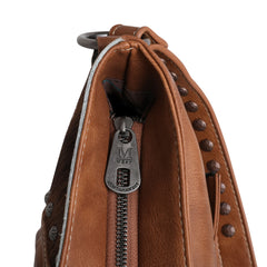MWT118-G918 Trinity Ranch Hair-On Cowhide Indian Chief Collection Concealed Carry Hobo