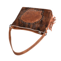 MWT118-G918 Trinity Ranch Hair-On Cowhide Indian Chief Collection Concealed Carry Hobo