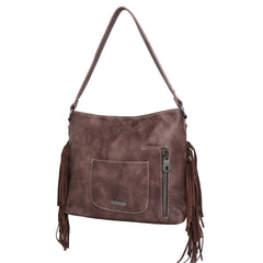 MWT118-G918 Trinity Ranch Hair-On Cowhide Indian Chief Collection Concealed Carry Hobo