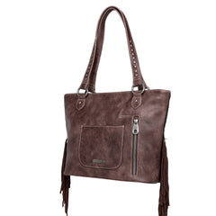 MWT118-H8317 Trinity Ranch Hair-On Cowhide Indian Chief Collection Concealed Carry Tote