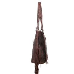 MWT118-H8317 Trinity Ranch Hair-On Cowhide Indian Chief Collection Concealed Carry Tote