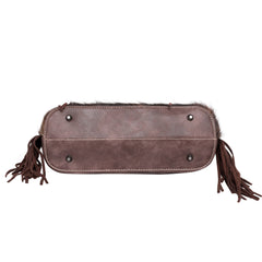 MWT118-H8317 Trinity Ranch Hair-On Cowhide Indian Chief Collection Concealed Carry Tote