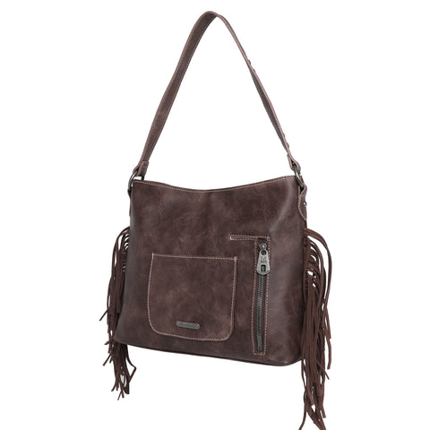 MWT118-H918 Trinity Ranch Hair-On Cowhide Indian Chief Collection Concealed Carry Hobo