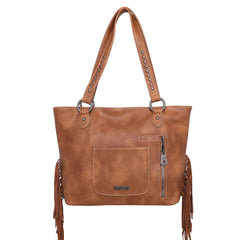 MWT121-H8317  Trinity Ranch Hair-On Cowhide Collection Concealed Carry Tote