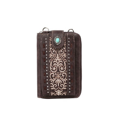 PHD-109 American Bling Embroidered Collection Phone Wallet/Crossbody