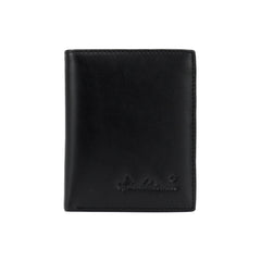 RFID-W001 Genuine Leather Men's Bi-Fold Wallet