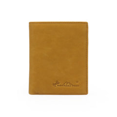 RFID-W001 Genuine Leather Men's Bi-Fold Wallet