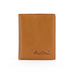 RFID-W001 Genuine Leather Men's Bi-Fold Wallet