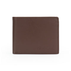 RFID-W002 Genuine Leather Men's Bi-Fold Wallet