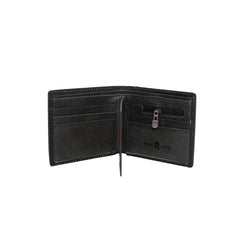 RFID-W005 Genuine Leather US Flag Men's Wallet