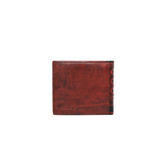 RFID-W005 Genuine Leather US Flag Men's Wallet