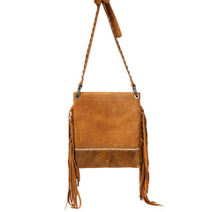 RLC-L127 Montana West Real Leather Fringe Shoulder/Crossbody Bag